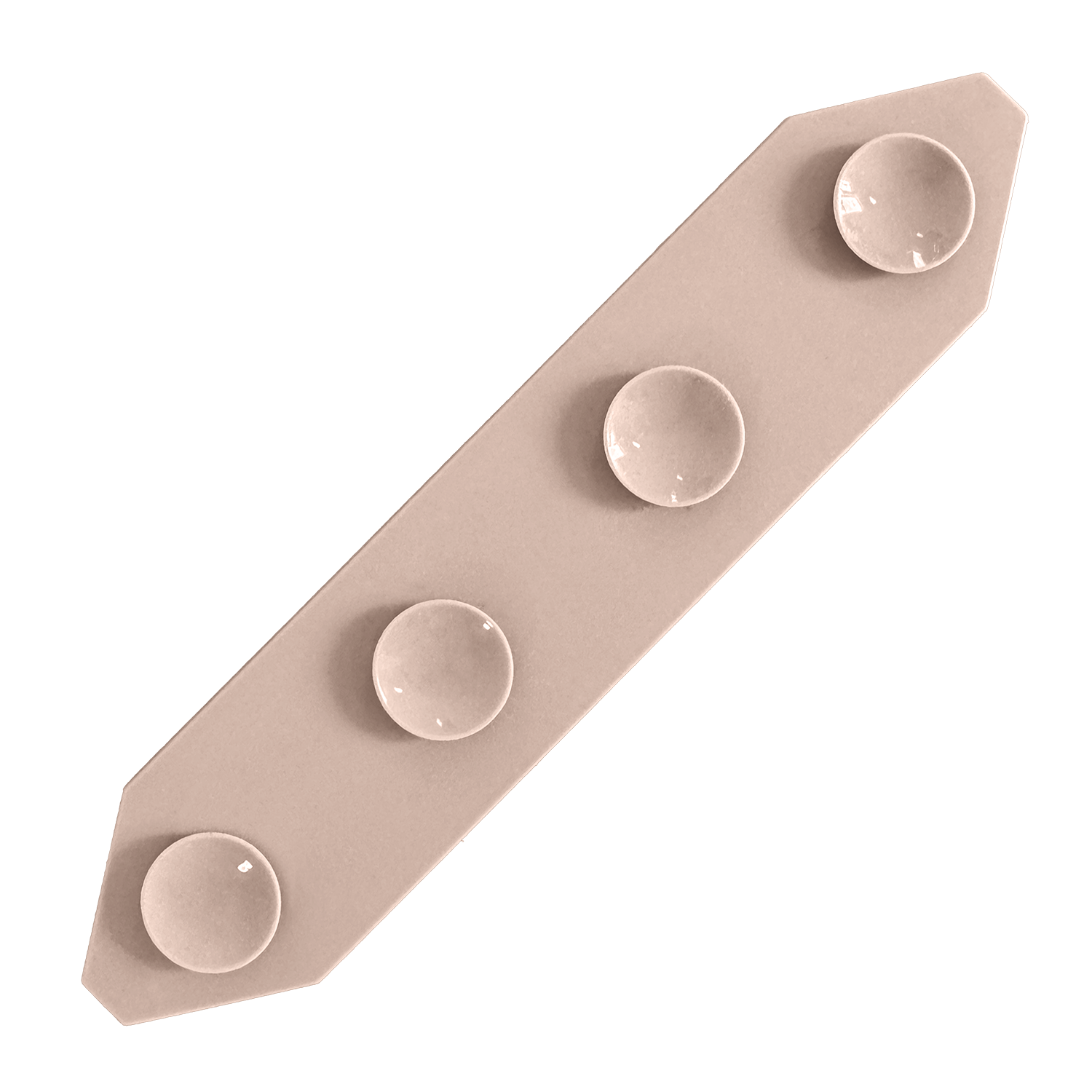 Silicone guitar strap grip detail
