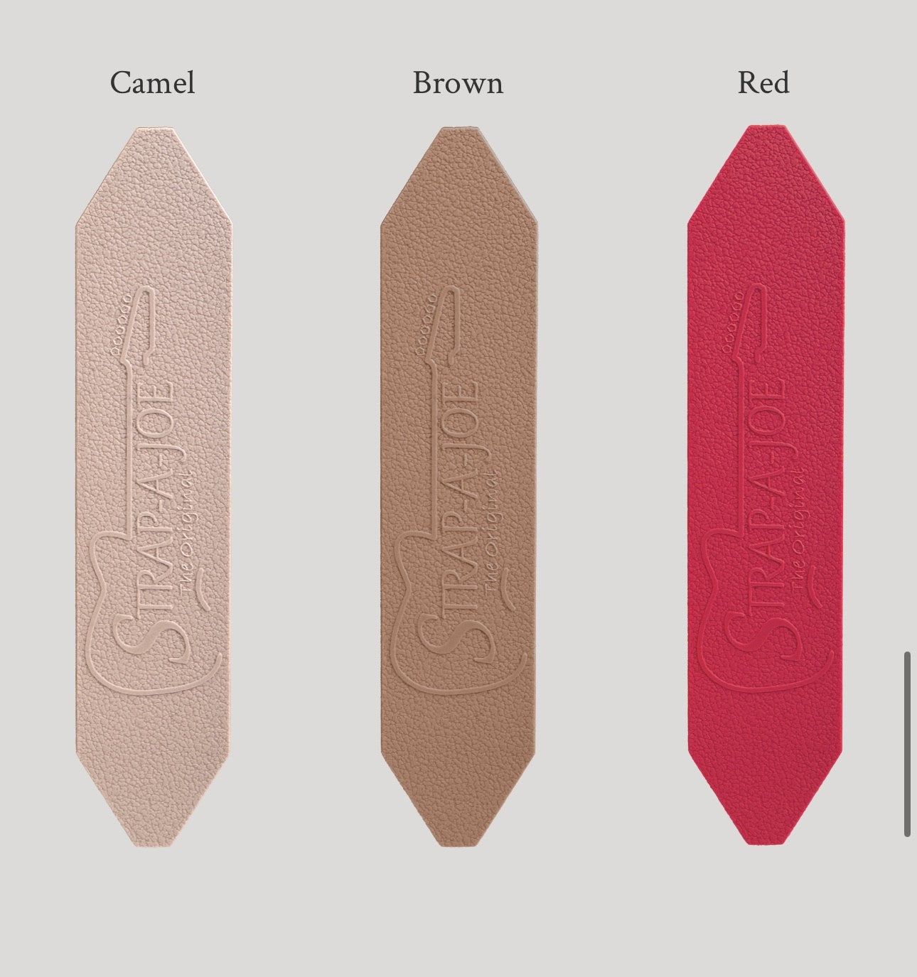 Strap-A-Joe guitar strap color options
